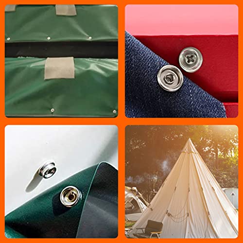 180 PCS Canvas Snap Kit with 3 PCS Setting Tools - Image 4