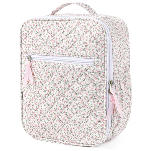 Aileam Lunch Box Lunch Bag for Women Cute Girls Insulated Womens Lunch Bag For Work Quilted Large Capacity Reusable Insulated Cooler for Work School...