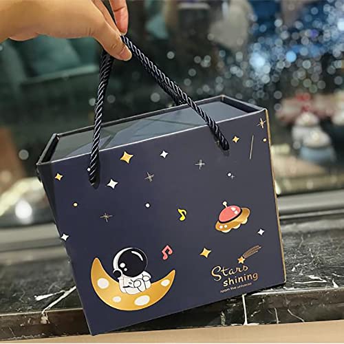 Dramlor Ceramic Astronaut Mug, 15Oz Astronaut Cups Kawaii Space Ceramic Mug With Lid And Spoon, Kawaii Coffee Cup Space Mug With Gift Box For Children, Friends And Family (Dark Blue) #TOP7