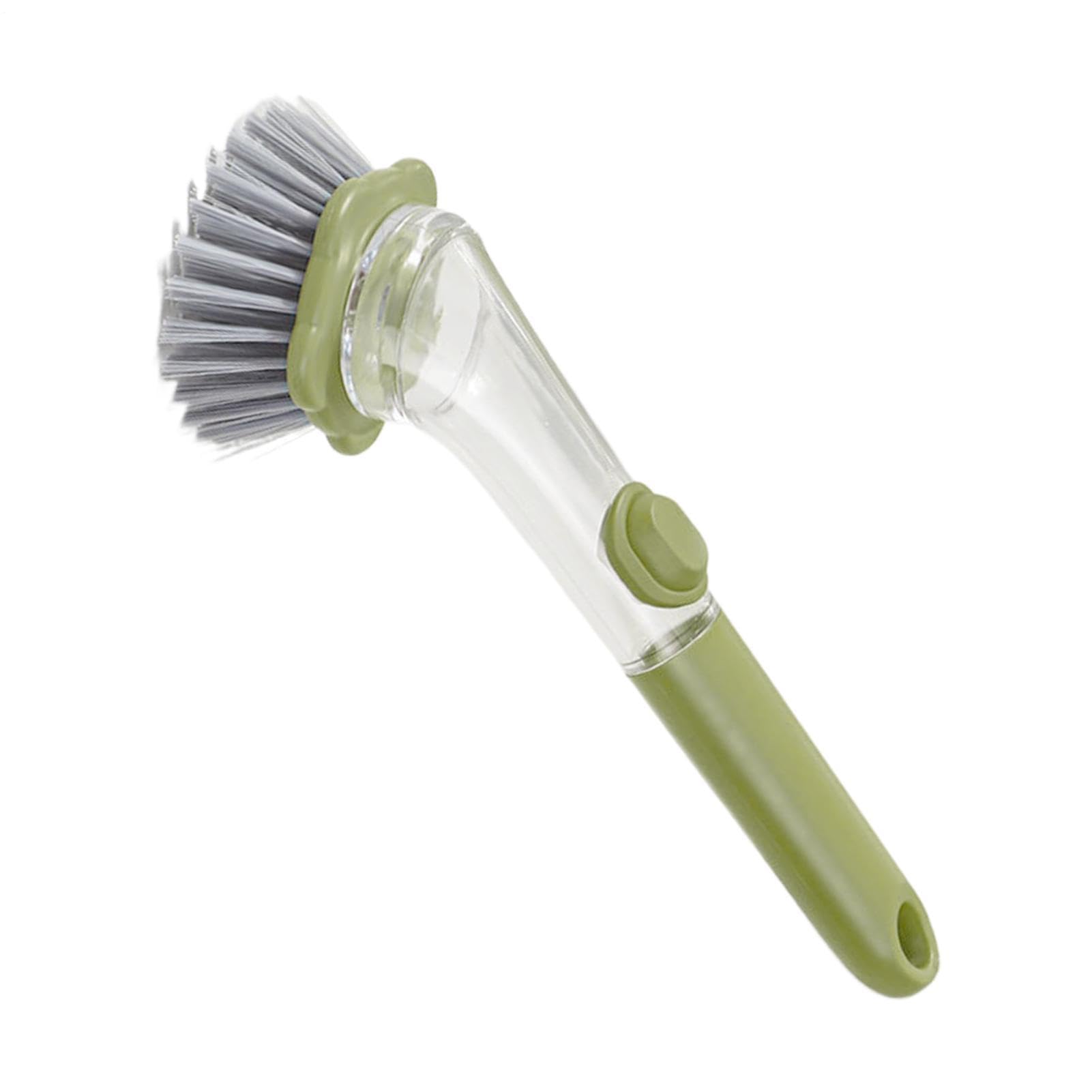 Spazzola per Piatti con Dispenser di Sapone Pulitore manuale antiscivolo | Spazzole da cucina per piatti per Pentole Fornelli Lavelli Padelle Cucina Casa Dormitorio Elettrodomestici