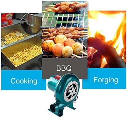 手動アイアンギアバーベキューブロワー、ハンドクランクブロワーファン、ハンドクランクツール付きバーベキューブロワー、キャンプ/屋外グリ 電動送風機、 バーベキューファン、 ヘビーデューティー調理用手動BBQエアブロワー、ポータブルハンドクランクベローズ、屋外 ... 電動BBQブロワー 220V 可変速遠心ファン 炭火焼き キャンプ ピクニック 屋外グリルポンプ用
