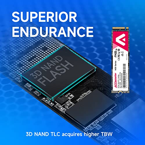 Image of Acclamator 512GB SSD NVMe M.2 2280 PCIe Gen3x4 Internal Solid State Drive, with 3D NAND TLC,Read Up to 3200MB /s Compatible with Laptop & PC Desktop N30