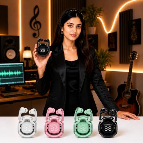 Image of UltraPods Pro Wireless Earbuds, Bluetooth 5.3 Auto Pairing, Compatible with iPhone and Android Phones (Random Colour)