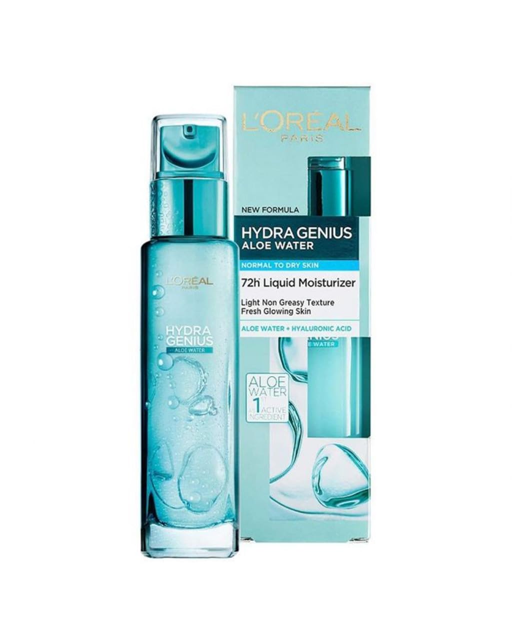 L'oréal Paris Hydra Genius Liquid Care Moisturiser – 70Ml | Long‑Lasting Hydration | Smooths Texture | Boosts Radiance