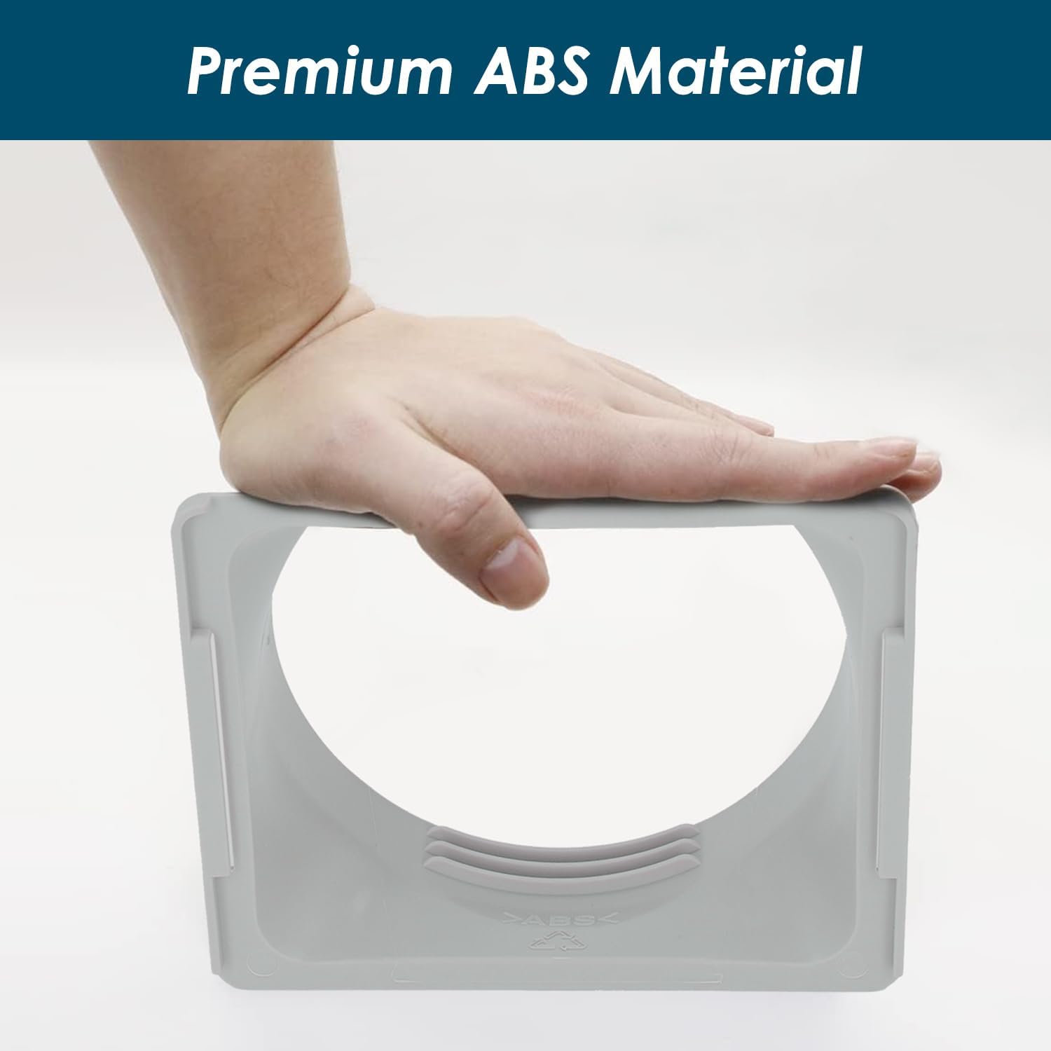 Acoplador de manguera de escape de aire acondicionado de 5.9 pulgadas, adaptador de ventana cuadrada, conector de extensión de manguera de CA, accesorios de aire acondicionado portátil y adaptador de 4