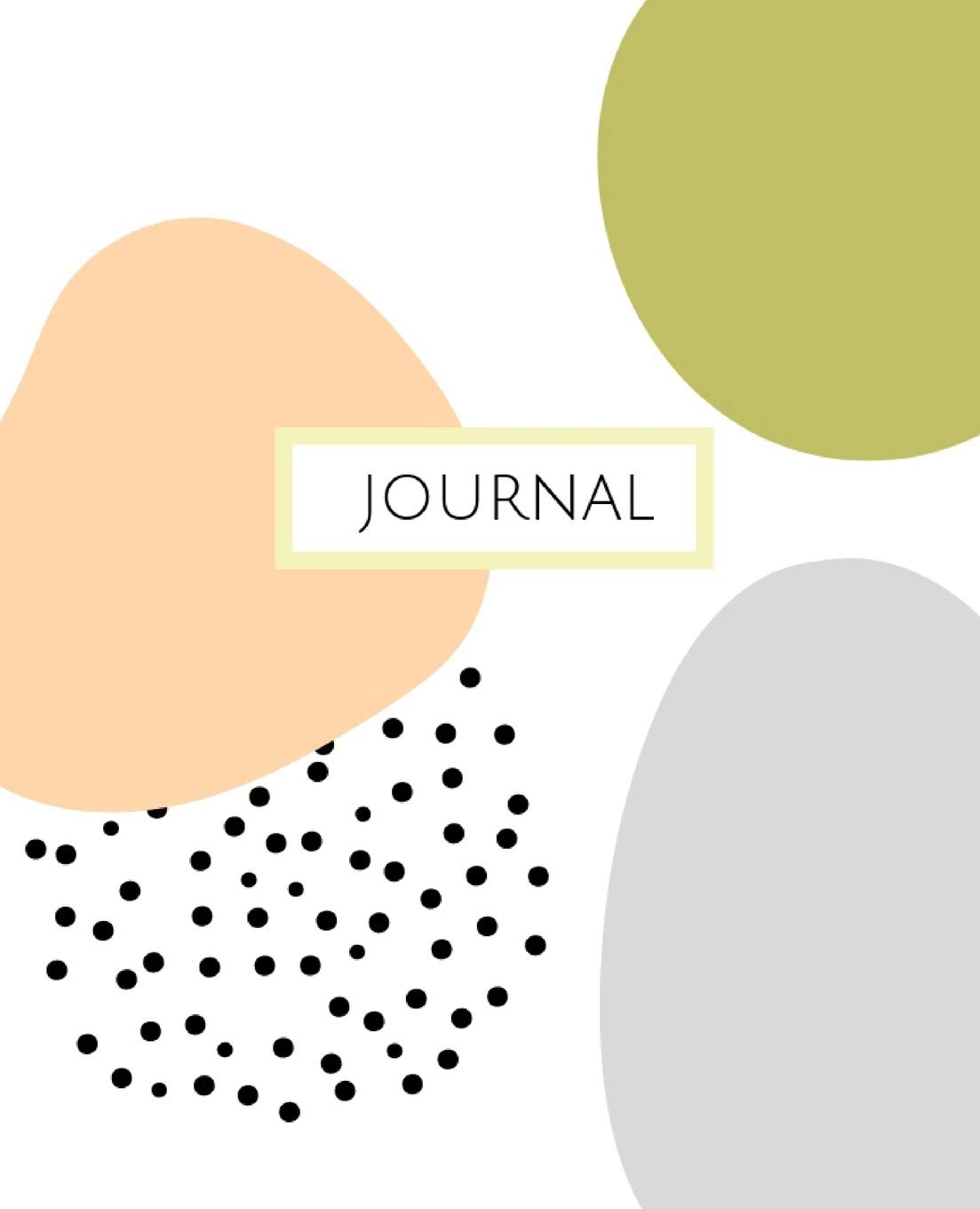 Journal: Geometric Notebook Diary Organizer White