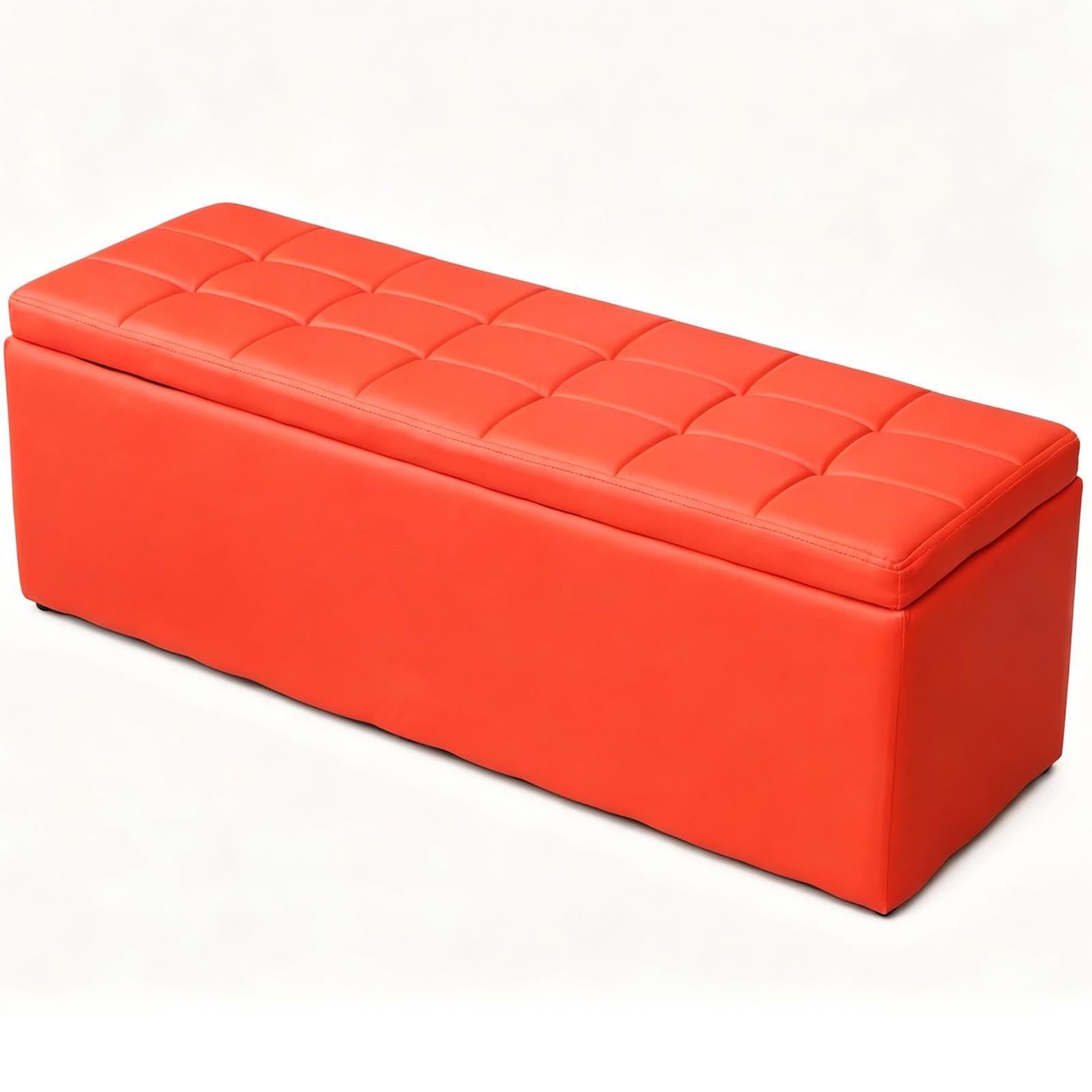 Panca da Ufficio, Design con Contenitore in Pelle PU