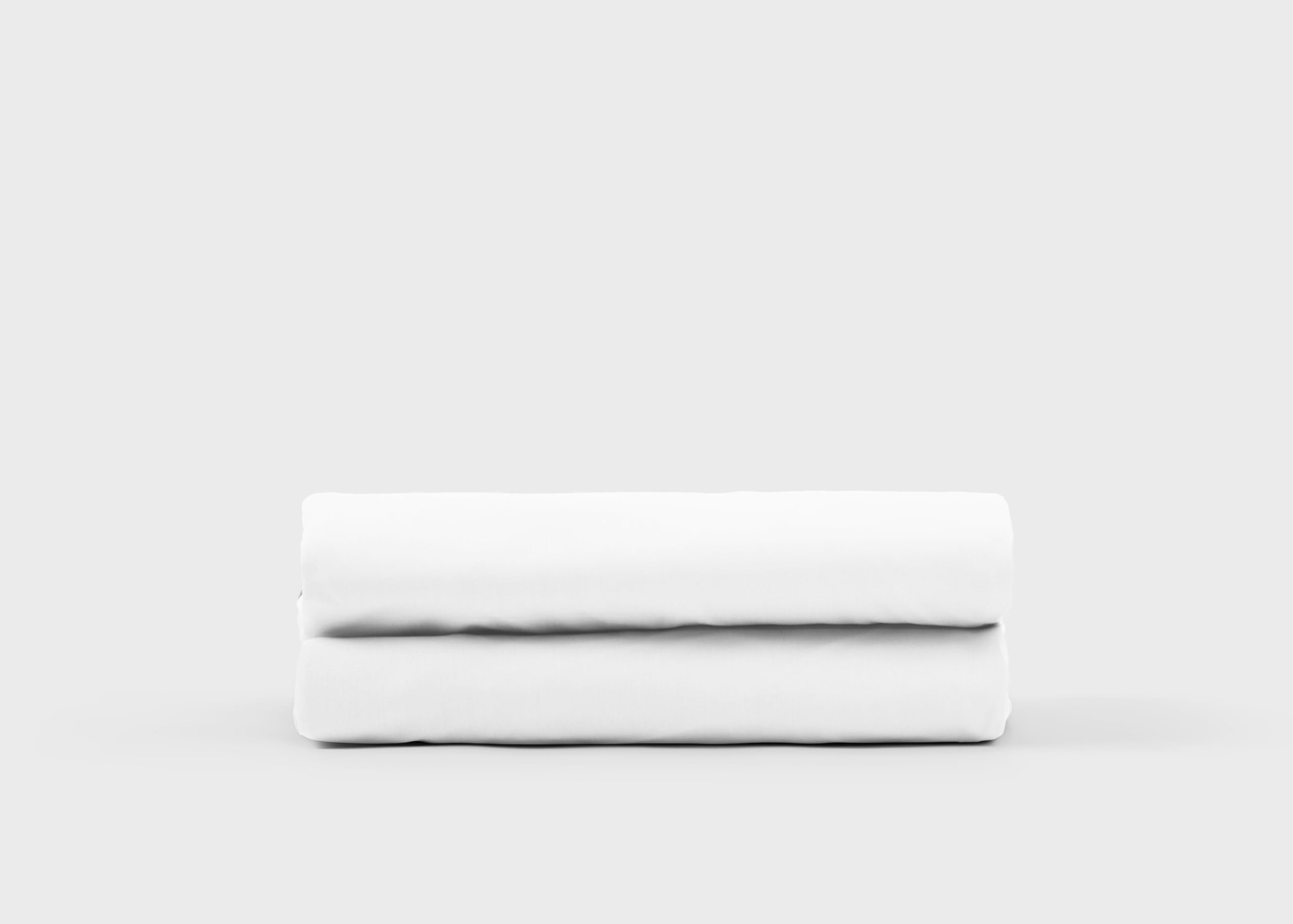 Cotton Percale Fitted Sheet - Super King / Pure White