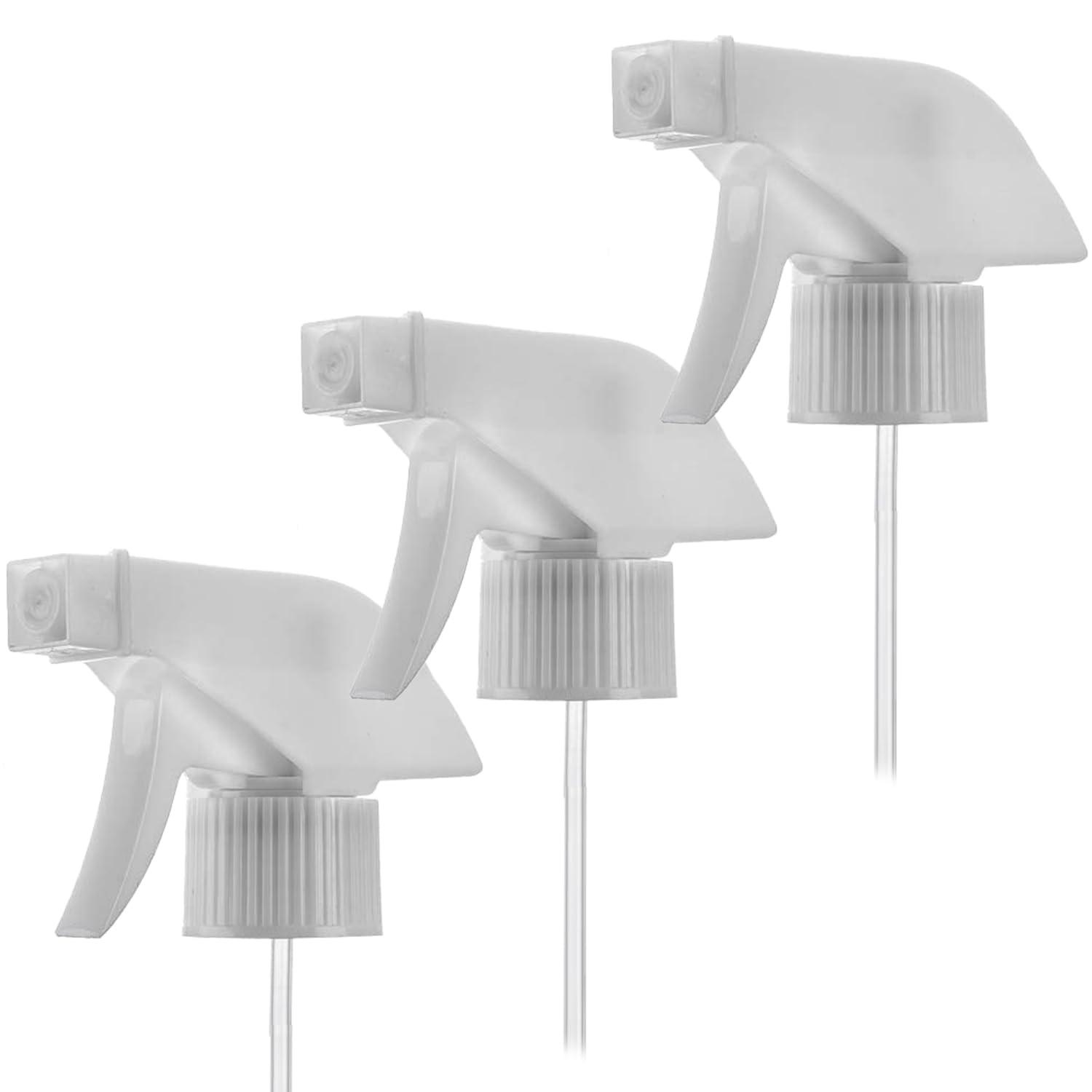 Leak-Free Spray Head Top Replacement for Auto/Car Detailing, Window Cleaning and Janitorial Supply, Good Sealable Fit for Home and Garden Use,Trigger & Nozzle Mist Spray, White Color, Pack of 3-image-37