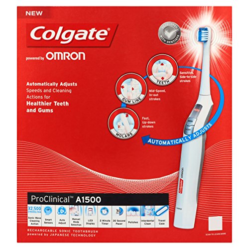 Colgate A1500 ProClinical Spazzolino Elettrico Ricaricabile - Bianco