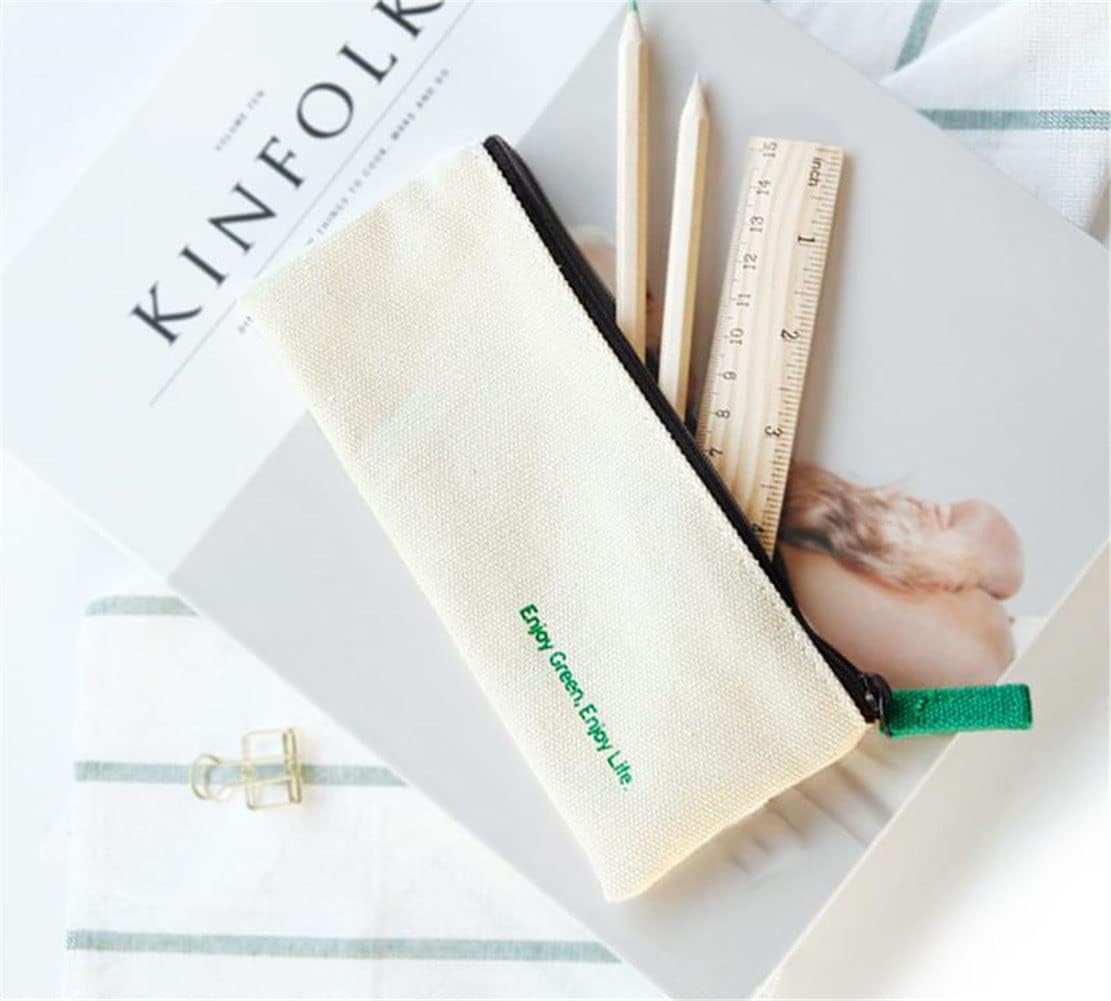 [えみり] ペンケース 筆箱 スクール用品 ペンバッグ 収納筆袋 お目立ち 文具 文房具 高校生 男子 女子 中学生ベージュ