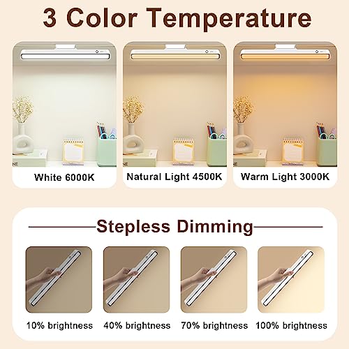 Xmnsoly Under Cabinet Lights Rechargeable Portable Magnetic Dimming Usb Led Desk Lamp For Makeup Reading Study Kitchen #TOP2
