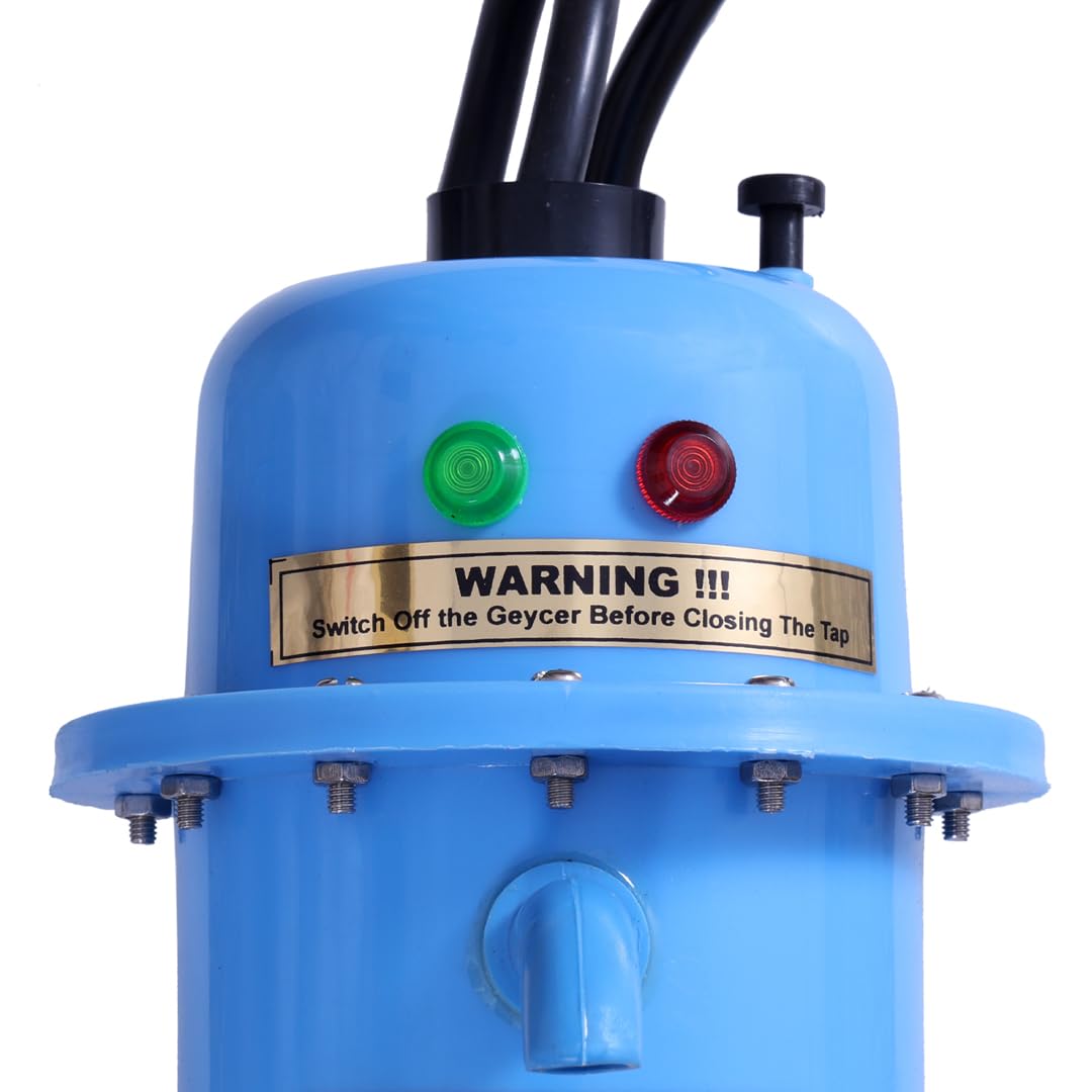 Yalli Sun VX Model Instant Water Heater 1L | Auto Cut Off and Manual Reset| 2 year Warranty| Water Geyser| Shock Proof for Home, Kitchen, Bathroom, Office| Premium Class ABS Plastic | Blue