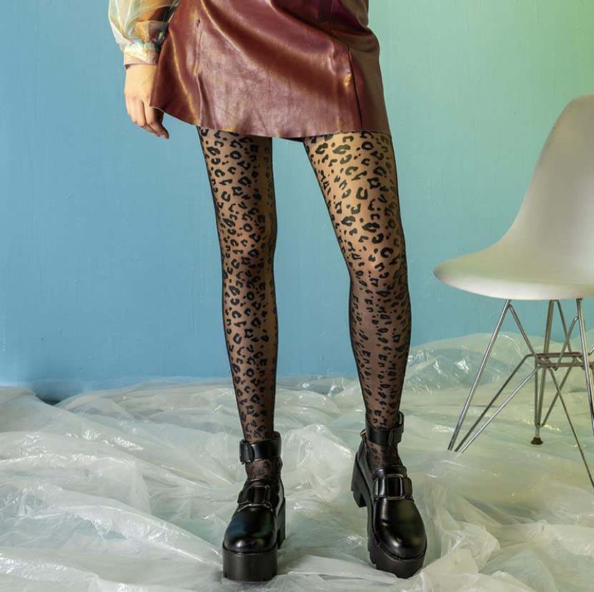 Image of Sahabowi Women Tights, Sheer High Waist Pantyhose, Vintage Control Top Stockings, Siwa 2