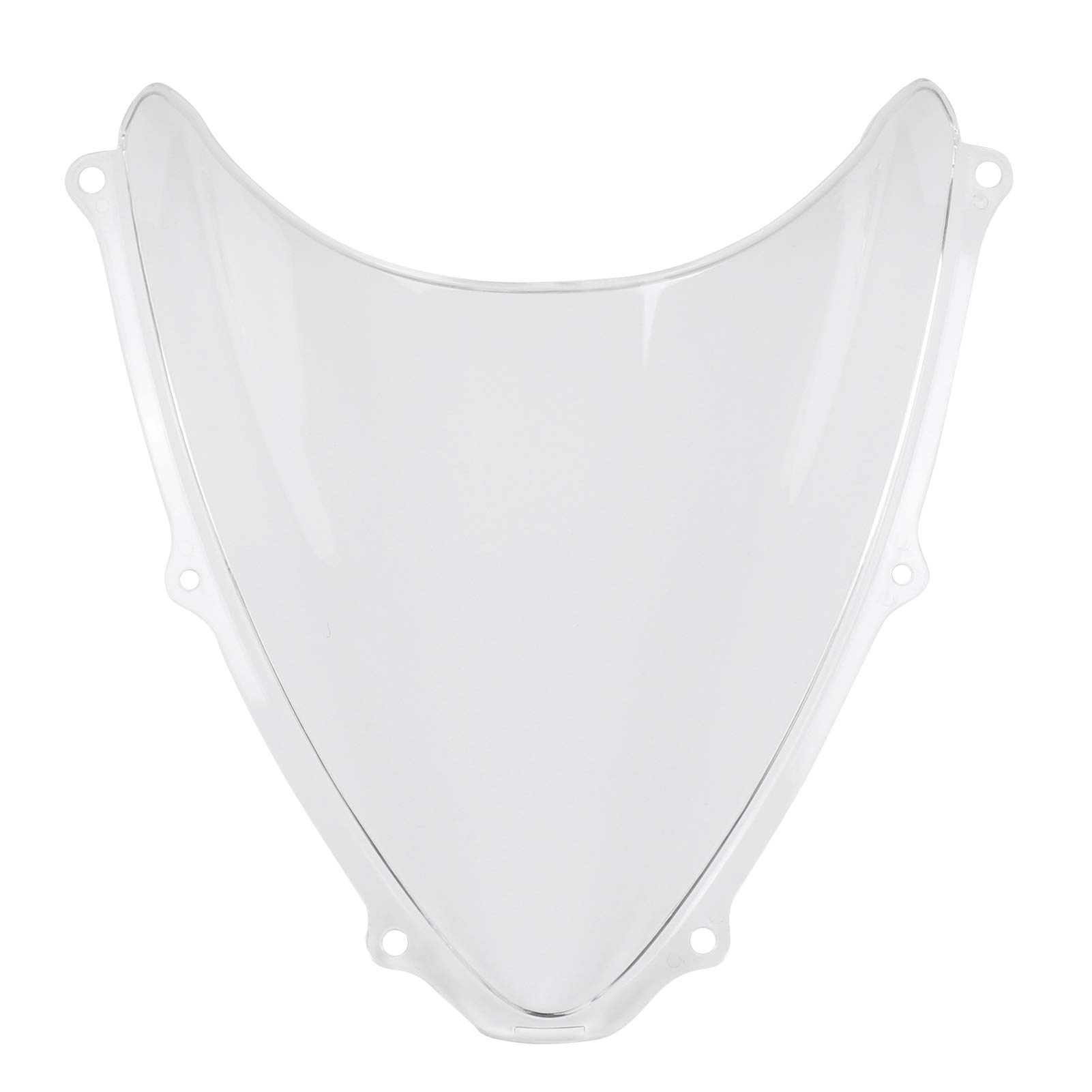 RiToEasysports Parabrezza per Moto PC Parabrezza per X 340 Mm Deflettore d'aria Riduce il Rumore della Polvere del Facile da Installare per Motociclisti GSXR 600 750 K6 2006 2007 (chiaro)