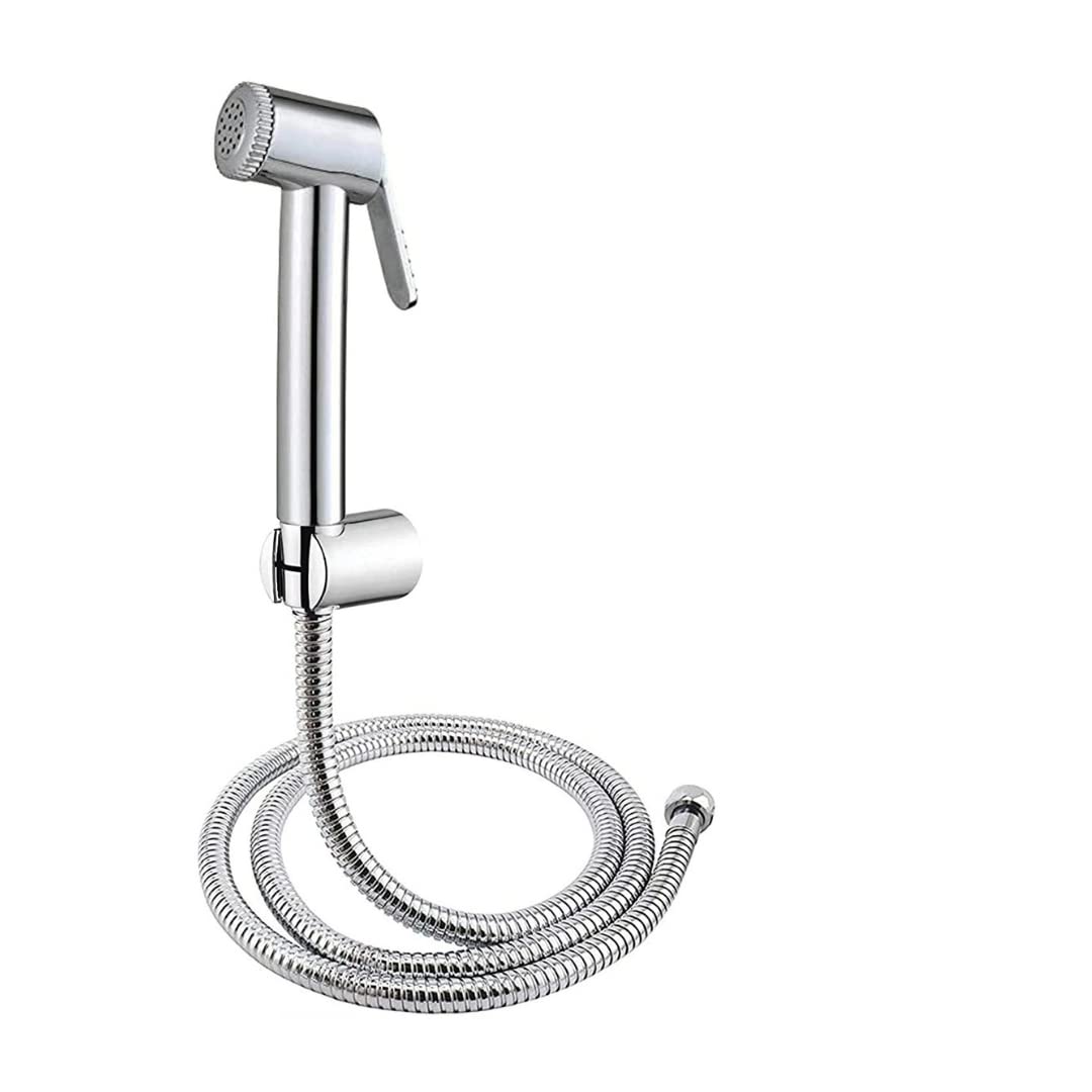 Cossimo Aqua Health Faucet Set for Bathroom/Health Faucet Set for Toilet with 1 Meter Flexible Stainless Steel Hose Tube, ABS Faucet Gun and Wall Hook (Chrome Finished) (B0BB4NMMXK) Amazon Price History, Amazon Price Tracker