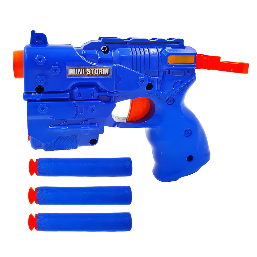 KEENBEY Mini Blaze Storm Foam Blaster Gun with 3 Pcs Soft Bullets for 3-15 Years Kids | Single Shot Blaster, Safe and Long Range, Manual Foam Blaster Gun (B0CTTNQPCF) Amazon Price History, Amazon Price Tracker