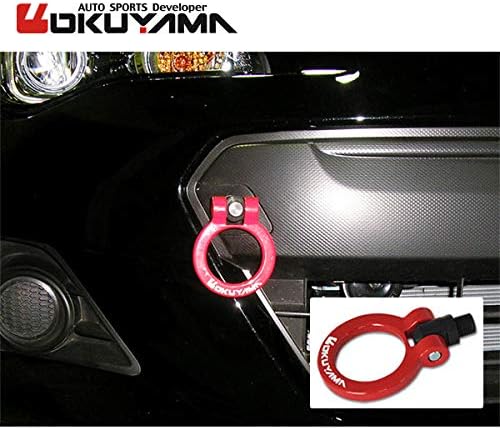 OKUYAMA オクヤマ フリップアップトーイングフック レッド フロント 86 後期E型 ZN6