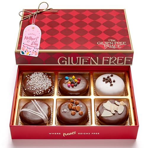 Gluten Free Palace Gourmet Cookie Gift Basket – Vegan Gluten Free Mother’s Day Chocolate Covered...