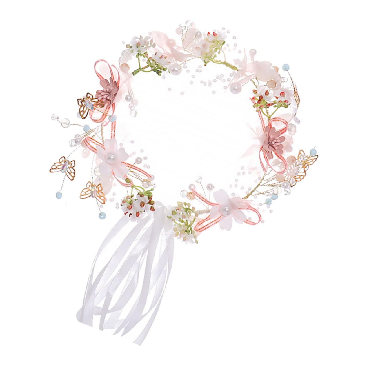 FRCOLOR 3stücke Braut Haarkranz Blumen Für Farbige Blumenwreath Als Haaraccessoire Für Strand Festival Fotografie Und Feiern Langlebig Und Rutschfest