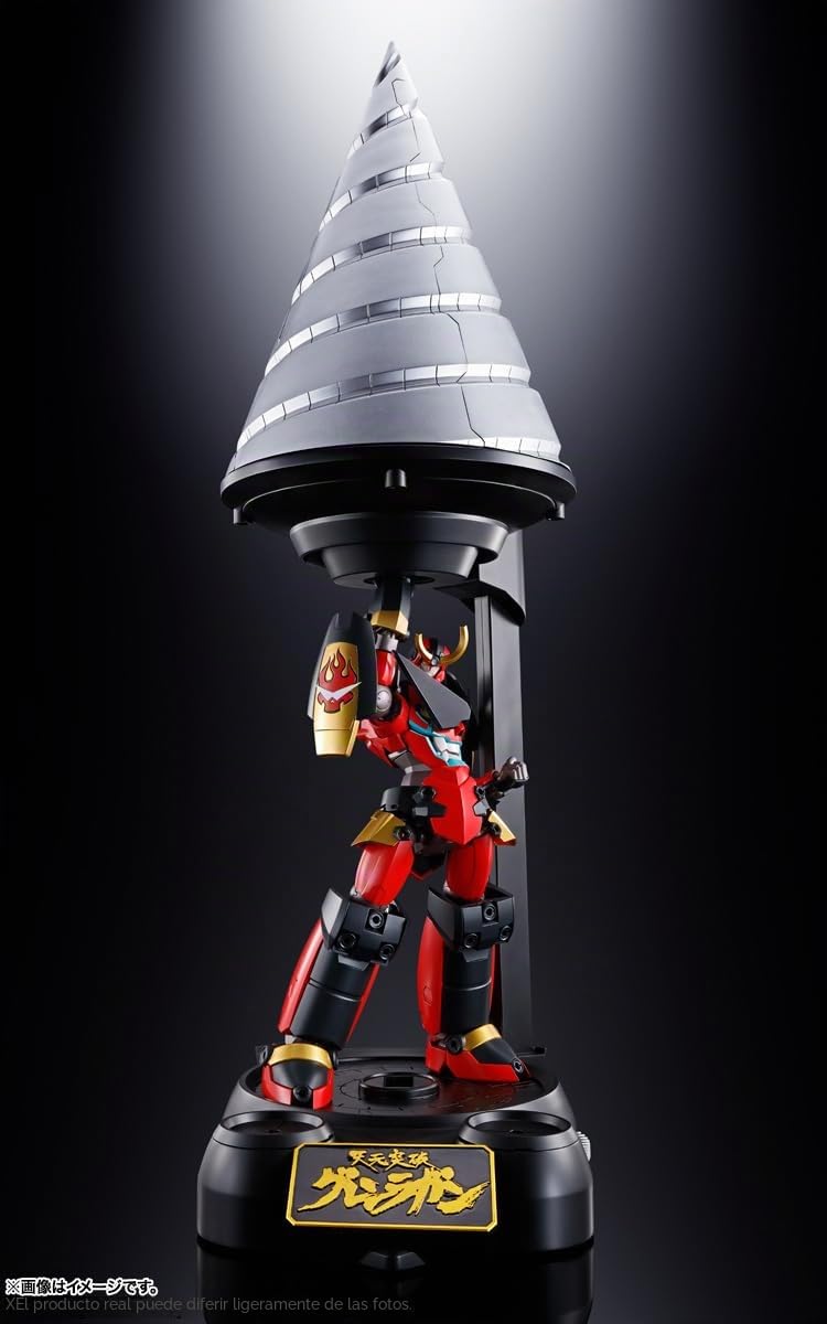 TAMASHII Nations - Tengen Toppa Gurren Lagann - GX-107 Gurren Lagann & Giga - Juego de taladros Bandai Spirits Soul of Chogokin