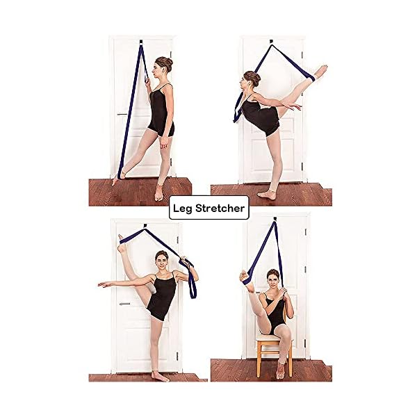 tchrules-Leg-Stretcher-Stap-Door-Flexibility-Stretching-Leg-Strap-Great-for-Ballet-Cheer-Dance-Gymnastics-or-Any-Sport-Leg-Stretch-Door-Flexibility-Trainer-Premium-Stretching-Equipment Door Leg Stretcher, Door Flexibility & Stretching Leg Strap - Great for Ballet Cheer Dance Gymnastics or Any Sport Leg Stretcher Door Flexibility Trainer Premium Stretching Equipment (dark purple)