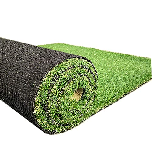 Conscience Trading Artificial Grass 0.8' Outdoor Rug Synthetic Fake Turf Lawn for Patio,Balcony,Pet Mat,Indoor/Outdoor Decor 0.8inch High (5FT X 8FT(40 SF))