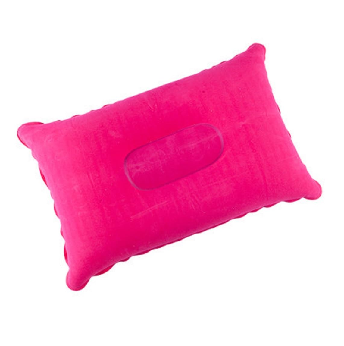 Cuscino Gonfiabile, Cuscini Gonfiabili da Viaggio per Auto Treni Autobus Spiaggia Campeggio Escursioni, Morbido in Velluto Ottimo Relax (1, Fucsia)