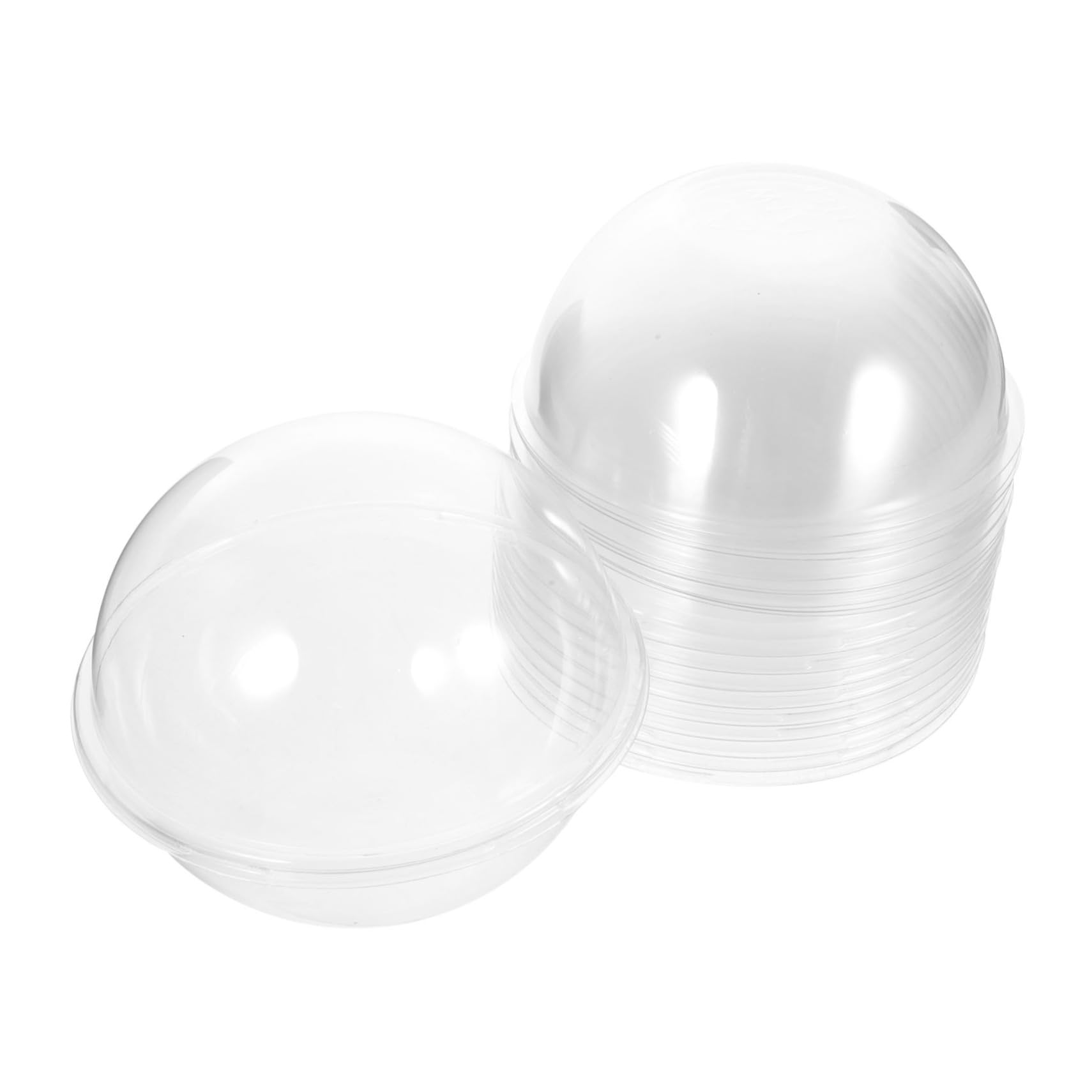 CONGARTENO 10Pcs Clear Cupcake Boxes Individual Dessert Holders Mousse Container for Bakery Cakes Muffins and Party Favors Sealed for Freshness and Protection