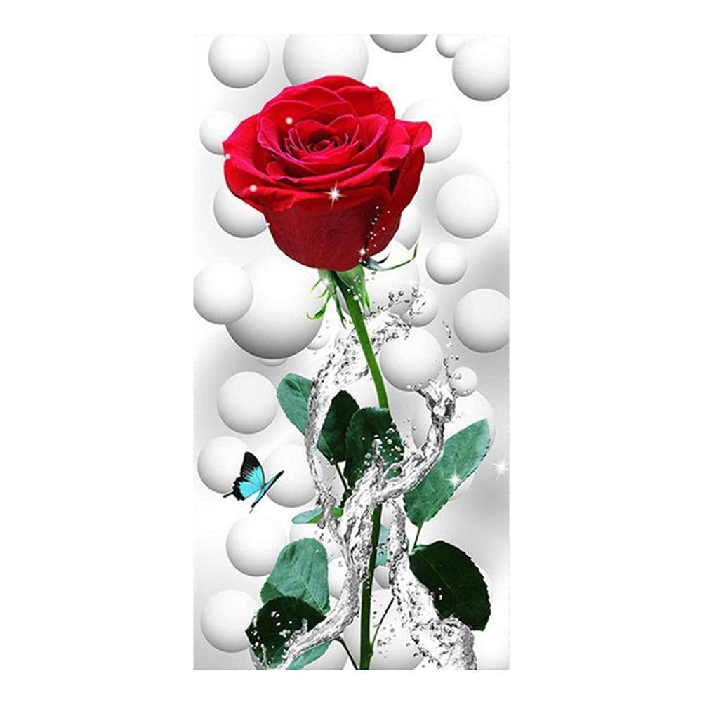DIY 5D Diamond Painting Full Kits Large Size Rose dipinte Pittura Diamante Mosaico Strass di Cristallo Diamanti Ricamo Punto Croce Tela Decor di Arte