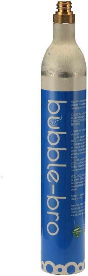 Bubble bro co2 cylinder soda maker, 60 liter capasity