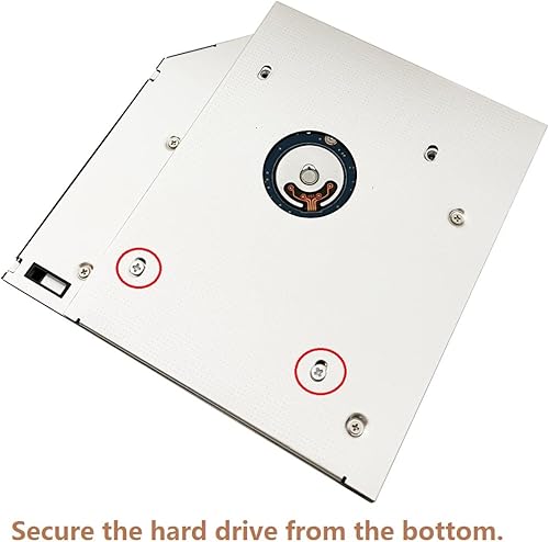 Miniatura 2 de DY-tech 2º disco duro HDD SSD Caddy Frame Tray para HP 15F-F Series 15-f033wm 15-f024wm su-208 DVD