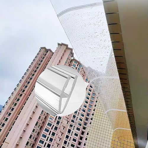 Couverture en polycarbonate transparent solide de 3,5 mm pour auvent extérieur - 7