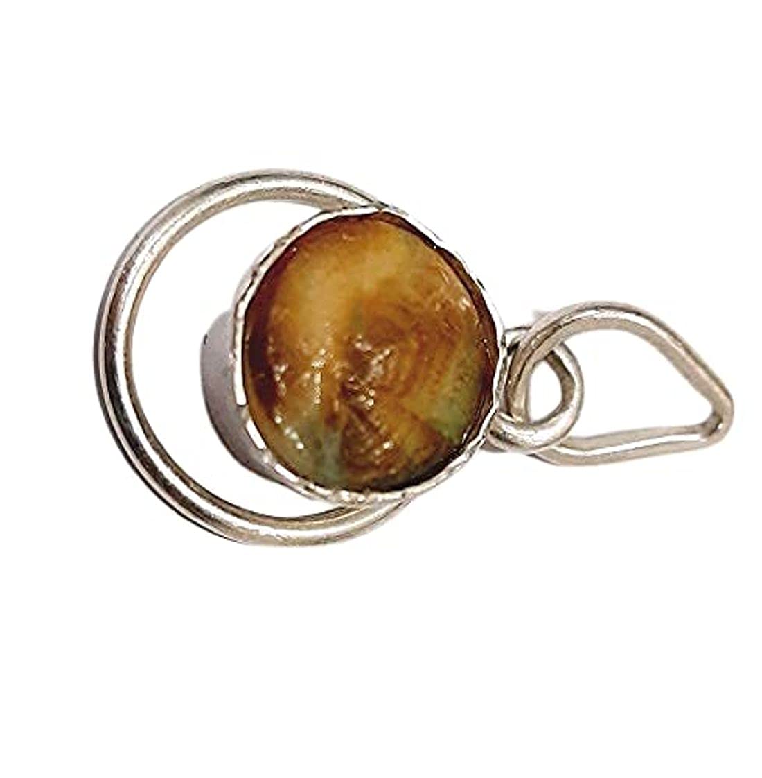 Ram Ratan Kendra Mach Mani(Sea Stone) in Pure Silver Locket(Lab Certified) (B08SCNT4SC) Amazon Price History, Amazon Price Tracker