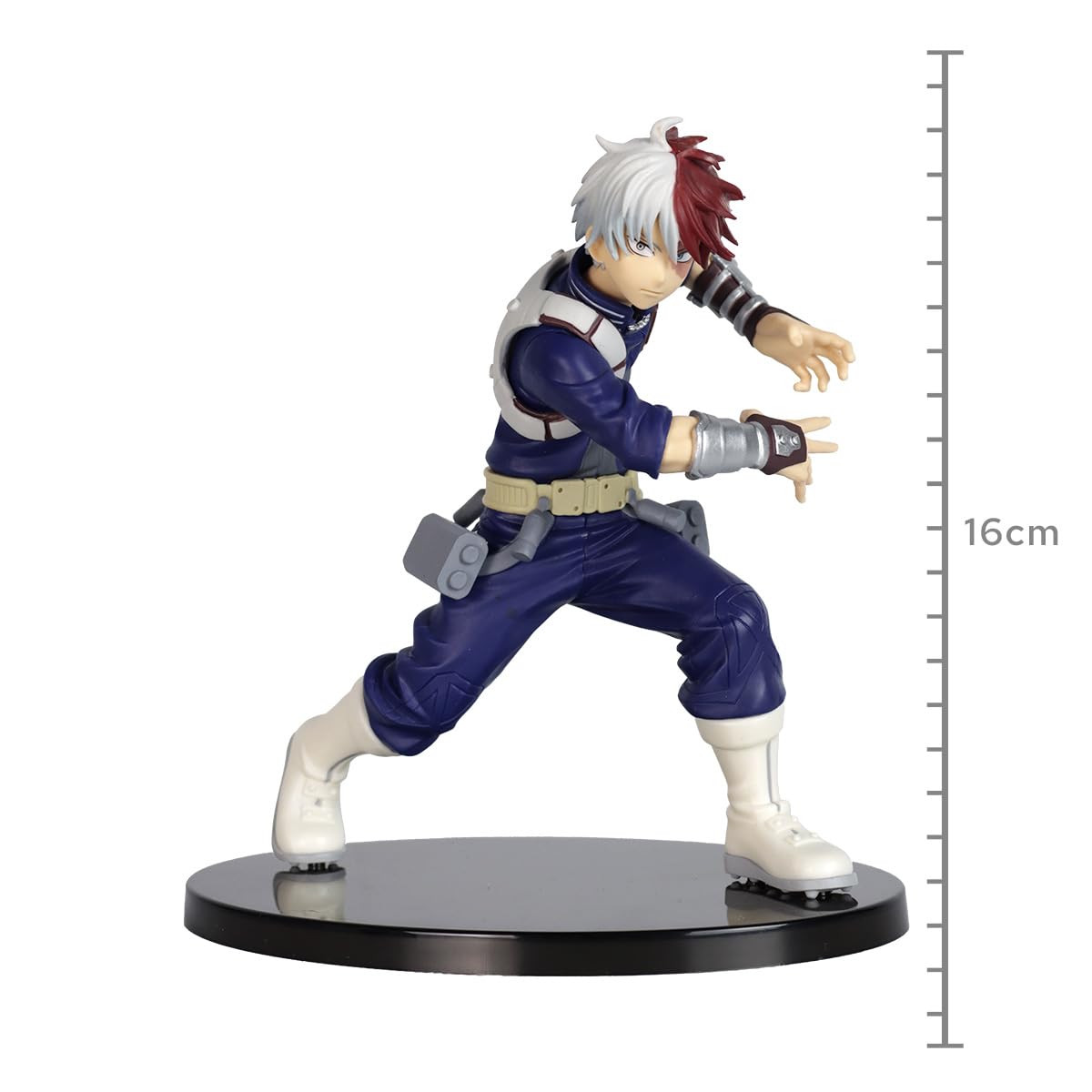 Action Figure Banpresto Shoto Todoroki My Hero Academia, The Amazing Heroes, Altezza 12 Cm, PVC, Base Inclusa, Collezionabile