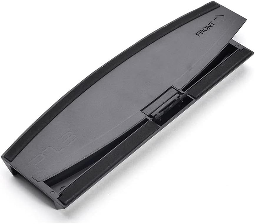 Retrogame Soporte base vertical, soporte vertical negro para PS3 Slim Playstation 3 Stand Holder Hold Dock Base