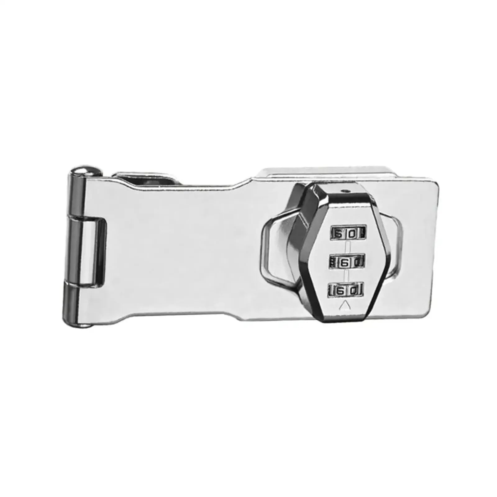 Mechanical Password Lock Household Rotary Hasp Keyless Mailbox Bathroom 1Pcs ﻿(B)