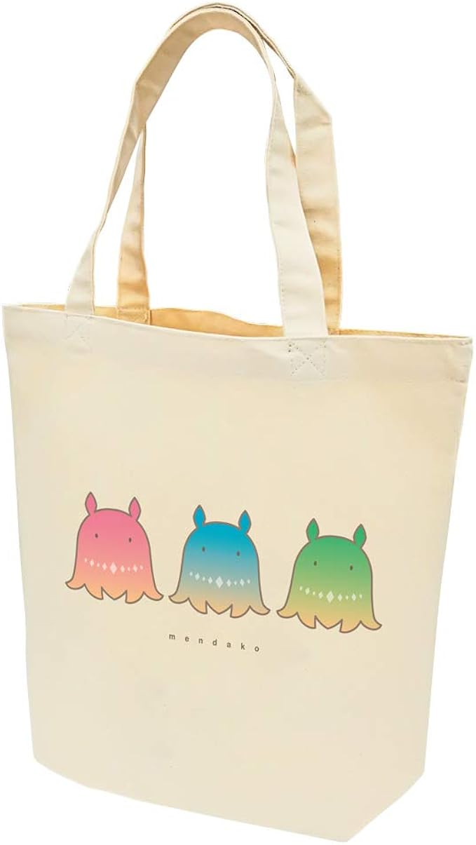 Amazon Co Jp オリジナルエコバッグ メンダコ3匹バッグ オリジナルイラスト キャンバスバッグ キャンバストート トートバッグ エコバッグ お買い物袋 シューズ バッグ