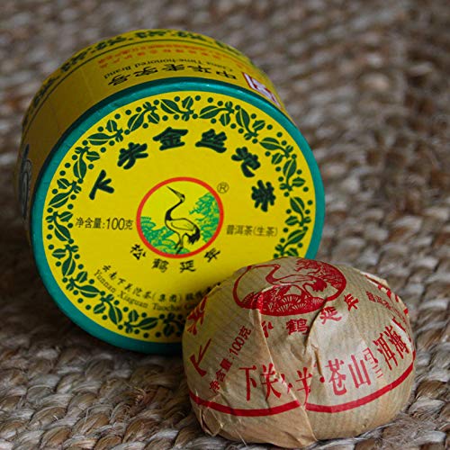 Tea Soul Tè Puer Raw Golden Silk Tuocha 2007 - 100...