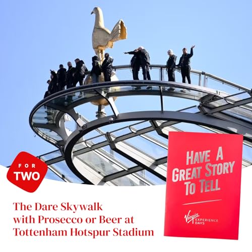 Skywalk Tottenham Hotspur Stadium allée en verre hauteur 46 mètres