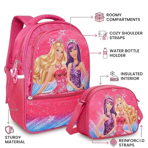 Image of Stylbase Waterproof School Bag with lunch bag combo for Boys and Girls Kids Bag with tiffin cover - Backpack Bag for Travelling for 5-7 Years 15 Inches