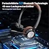 MAIRDI Bluetooth Headset with Microphone for PC, 40H Work Time, Mono Wireless Headset with Mic Ai Noise Cancelling, Bluetooth Phone Headset for Computer Laptop Office Call Centers Microsoft Teams