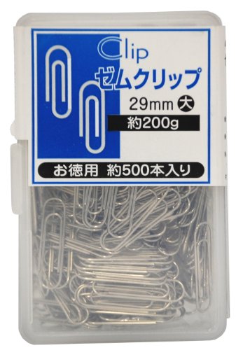 日本クリノス ゼムクリップ29mm 200g入(約500本)