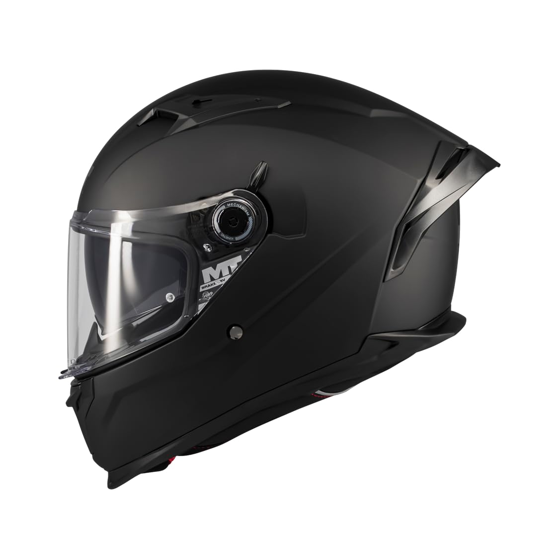 MT Helmets Braker SV, Casco Moto Integral Deportivo, Visor Solar Retráctil, Pantalla de Extracción Rápida Patentada, Spoiler Aerodinámico y Preparado Intercomunicador UCS, Homologado ECE 22.06 & DOT
