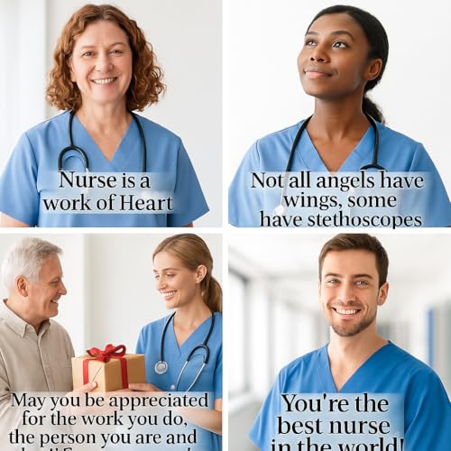 Stethoscope Cross Nurse Necklace – Graduation Gift for Nurse Women Jewelry for Appreciation, Pinning Ceremony, RN CNA MA Gifts4