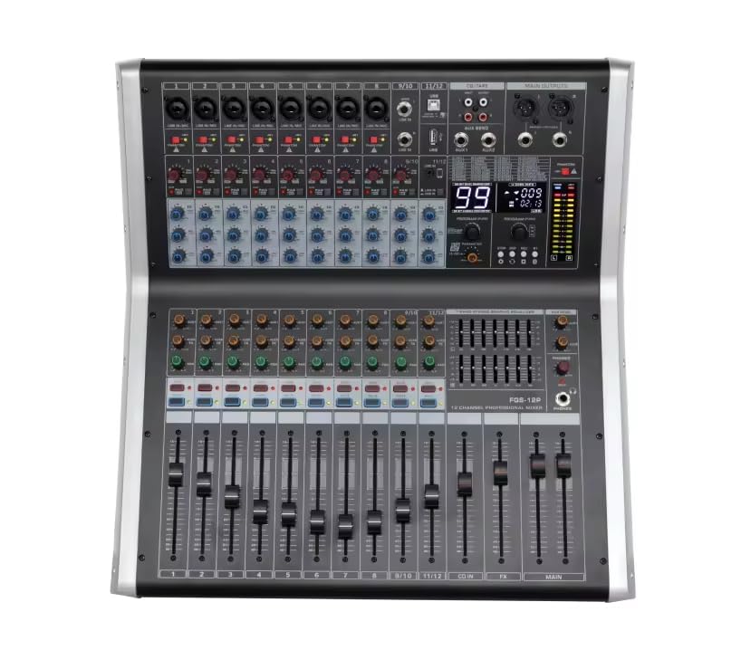 Mixeur de puissance Pro Audio 16 canaux pour éliminer les racks d'amplification lourds 700W
