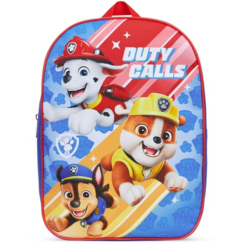 Get Trend Paw Patrol Zaino Bambini 3+ Anni Zainetto Bambino Zaini da Viaggio Sport Zainetti Asilo Bimba Cinghie Regolabili Regalo Bambini (Blu Paw Patrol)