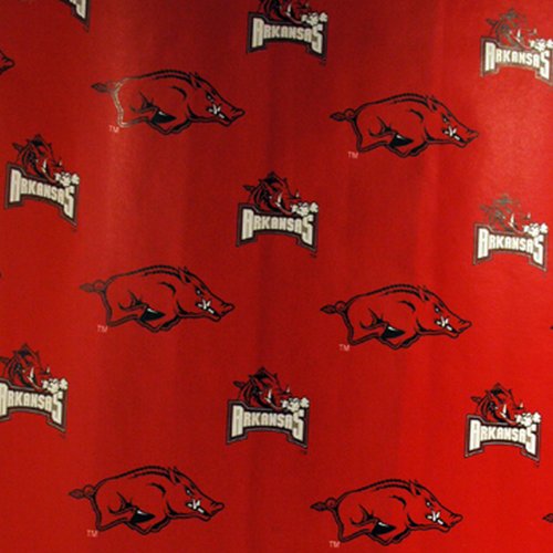 game day outfitters ncaa arkansas razorbacks fan wrapping paper