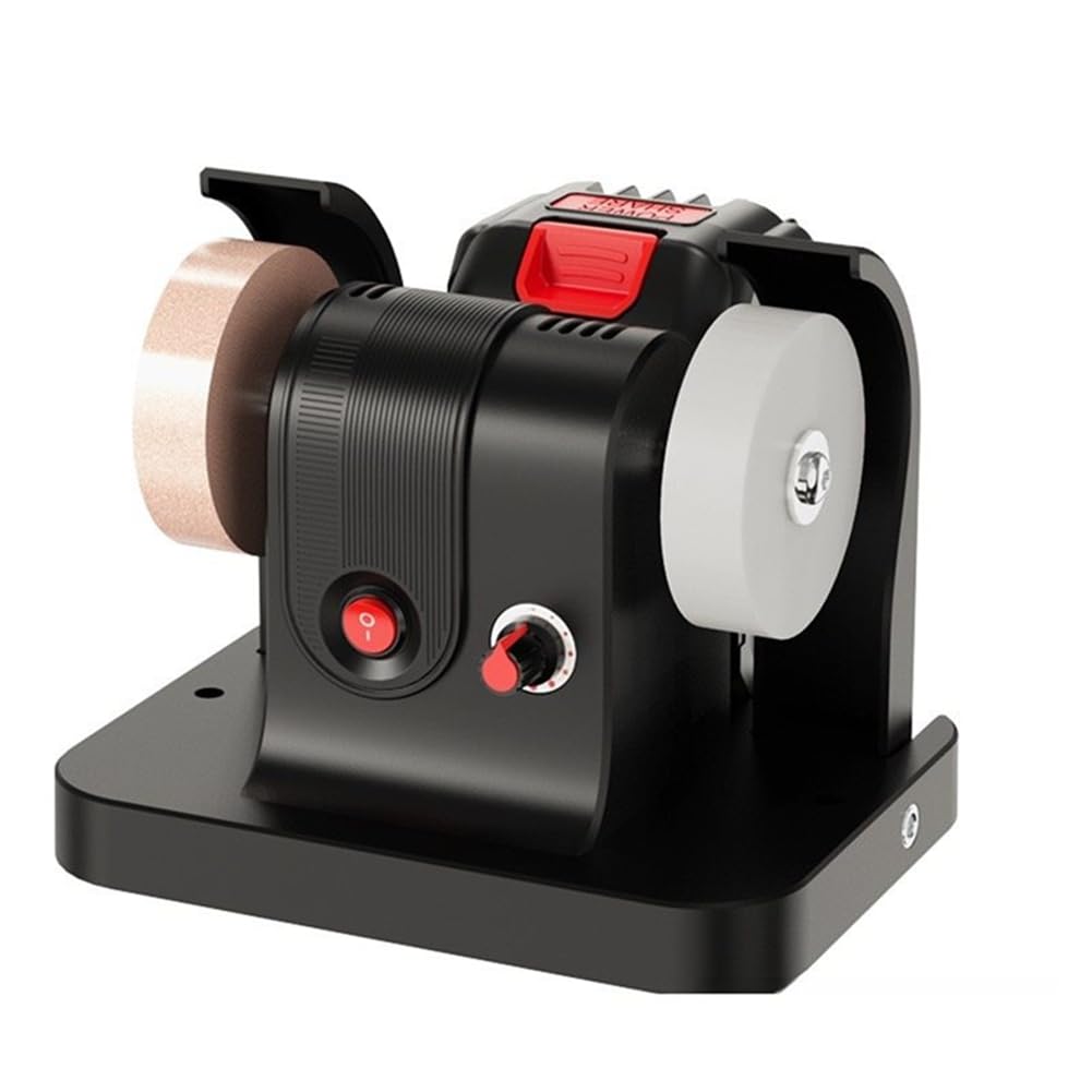 Jnchdghwa As Shown Double Grinding Wheel Sharpener Grinding Wheel Machine Household Grinding, Rust Removal & Polishing Tool Sharpener