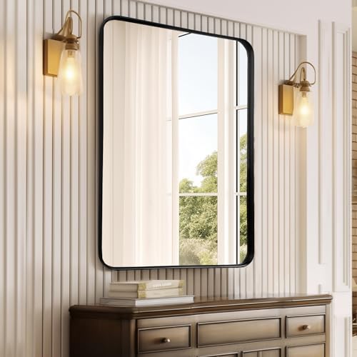 Fabuday Black Bathroom Mirror 24X36 Inch thumb #6